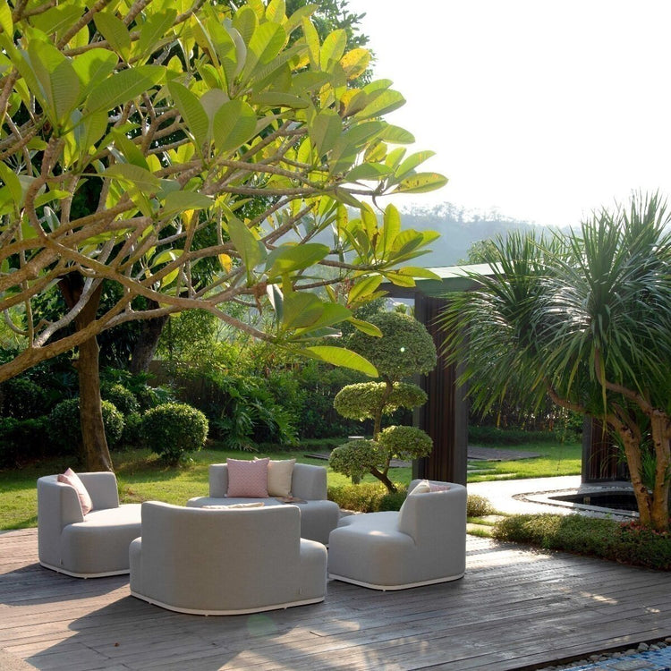 Maze Rattan - Outdoor Fabric Snug Lifestyle Suite