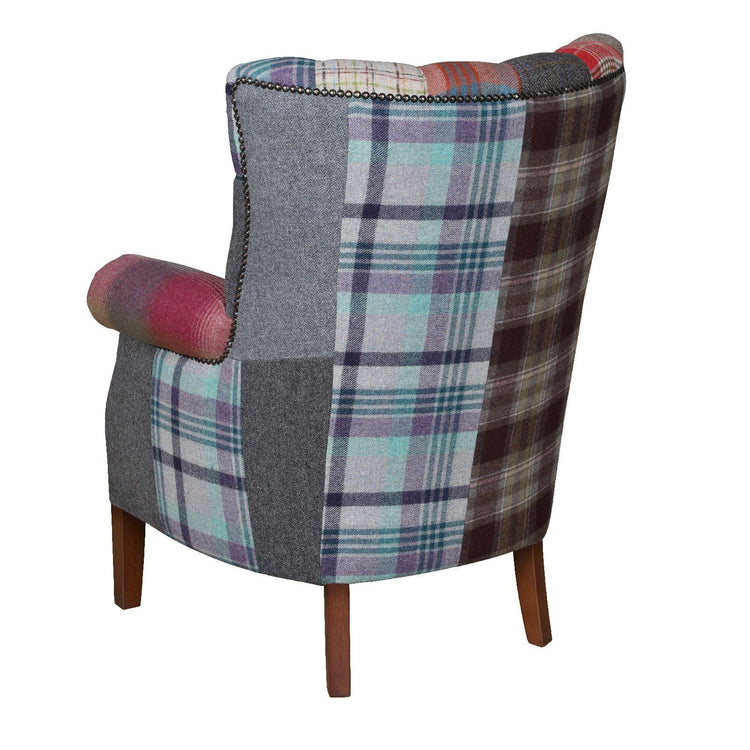 Barnard Fabric Patchwork Chair | Vintage