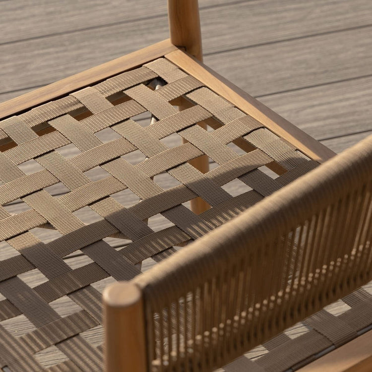 Homeflair - Porto Rope Weave 2 Seat Sofa Set