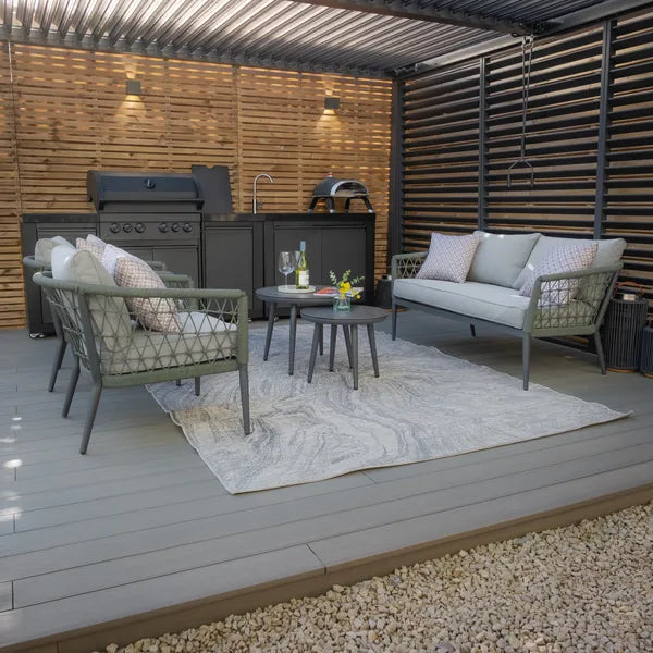 Monaco Rope Weave 2 Seat Sofa Set