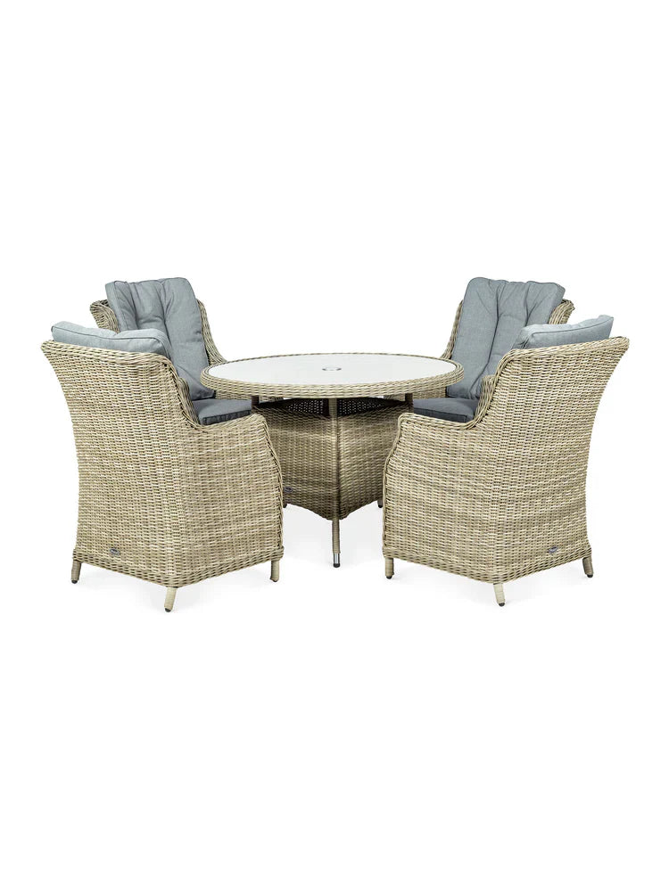 Royal Craft - Wentworth 4 Seater Comfort Dining Set