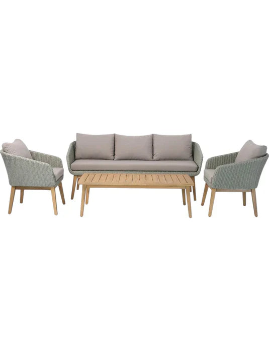 Royal Craft - Sol 5 Seater Lounge Set with Rectangular Coffee Table