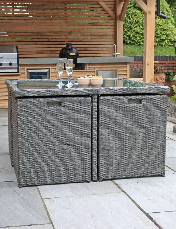 Royal Craft - Paris 8 Seater Cube Dining Set
