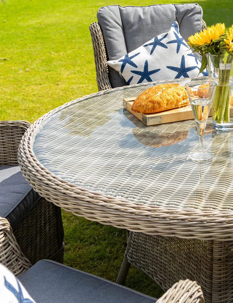 Royal Craft - Wentworth 6 Seater Comfort Dining Set