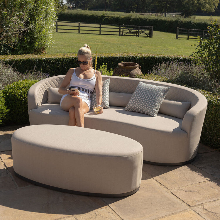 Homeflair - Ambition Curve 3 Seater Sofa Daybed