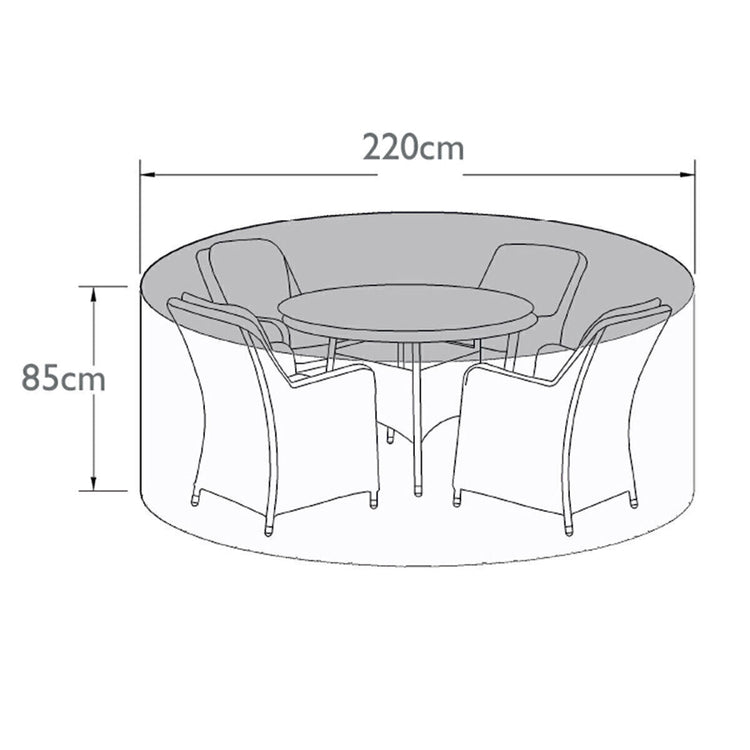 Homeflair -4 Seat Round Dining Set