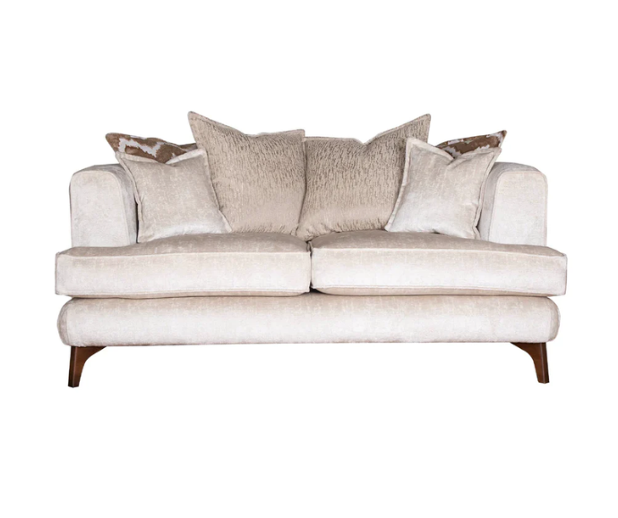 Cancun Fabric Sofa Collection, Standard or Feather Pillow Back