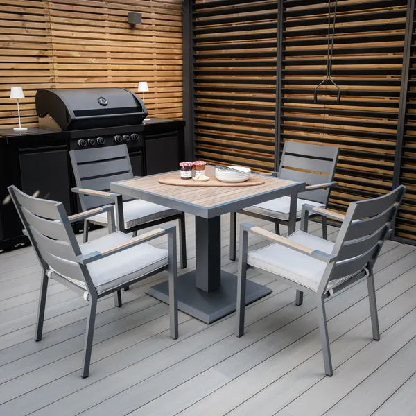 Vancouver Aluminium Dining Set