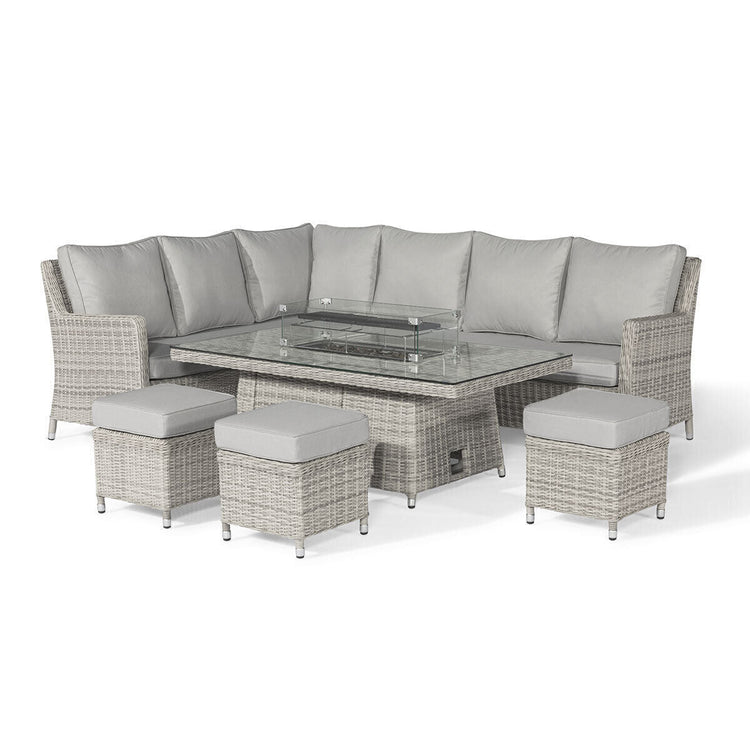 Homeflair - Oxford Corner Rattan Dining Set