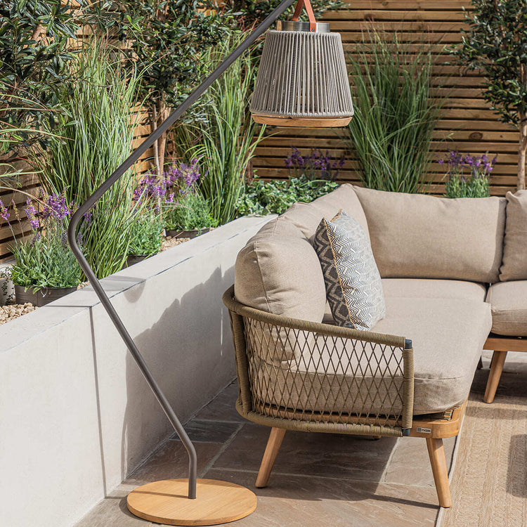 Homeflair - Bali Rope Weave Corner Sofa Set