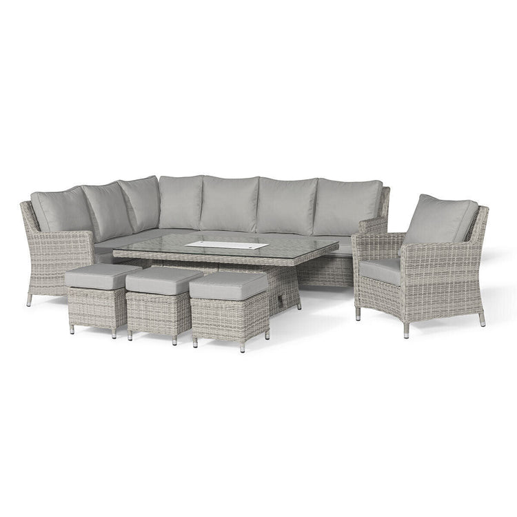 Homeflair - Oxford Corner Rattan Dining Set