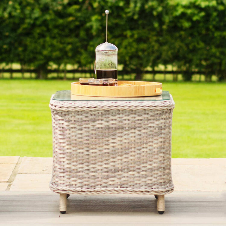 Homeflair - Cotswold Reclining Rattan Bistro Set