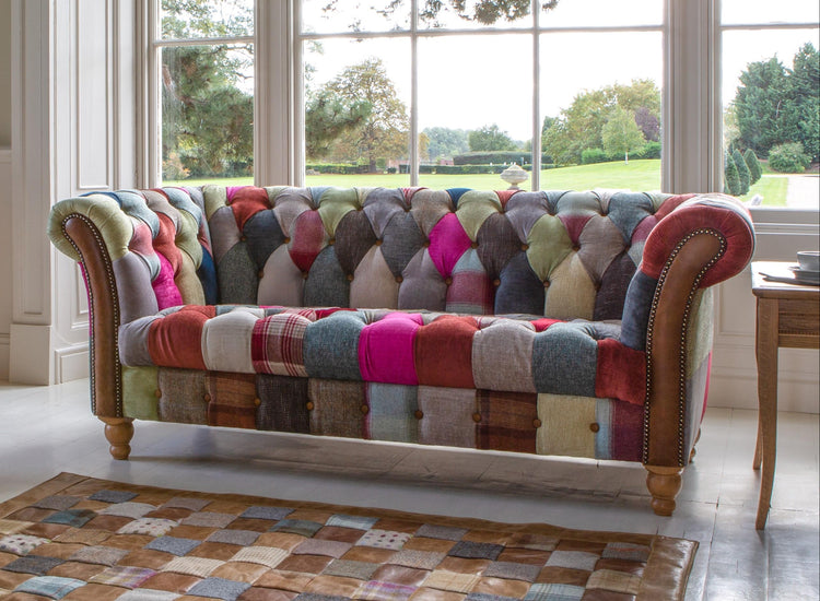 Harlequin Patchwork 2 Seater Sofa | Vintage