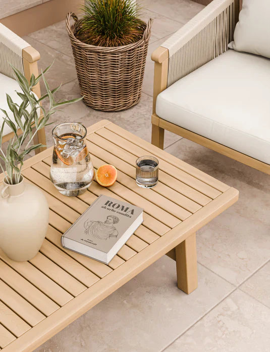 Royal Craft - Roma 4 Seater Double Lounge Set with Rectangular Coffee Table