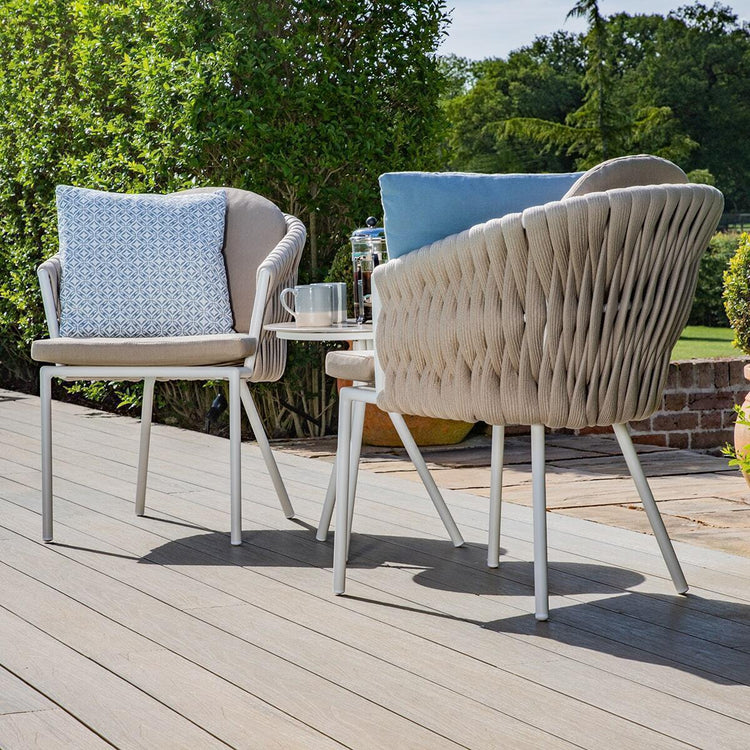 Homeflair - Marina Rope Weave Bistro Set