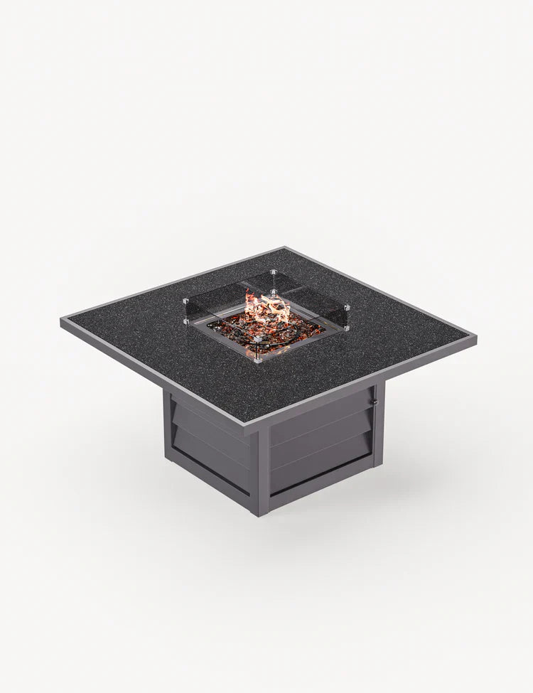 Royal Craft - Mayfair Corner Lounging Set with Fire Pit Table and 2 Benches
