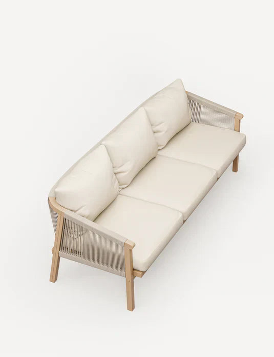 Royal Craft - Roma 5 Seater Triple Lounge Set with Rectangular Coffee Table