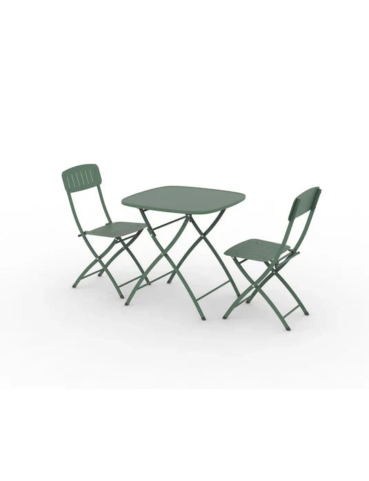Royal Craft - Venice 2 Seater Folding Bistro Set in Olive