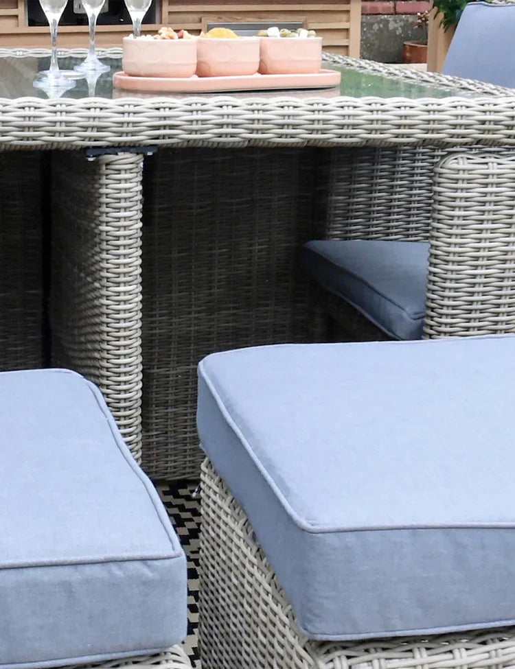 Royal Craft - Wentworth 8 Seater Cube Dining Set