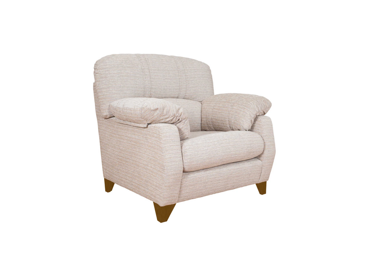 Austin Two-Tier Back Fabric Sofa Collection with Storage Footstool