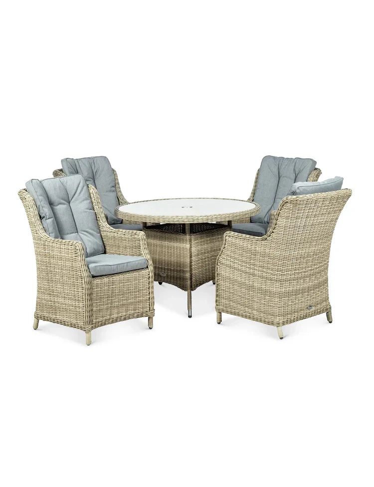 Royal Craft - Wentworth 4 Seater Comfort Dining Set