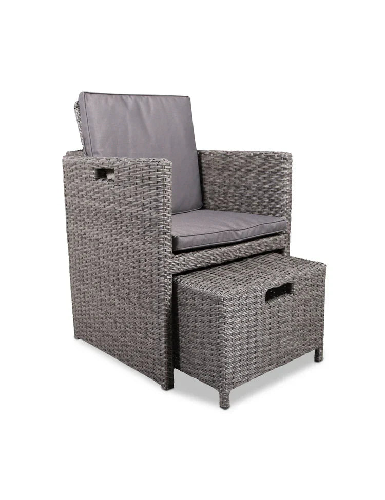 Royal Craft - Paris 10 Seater Cube Dining Set