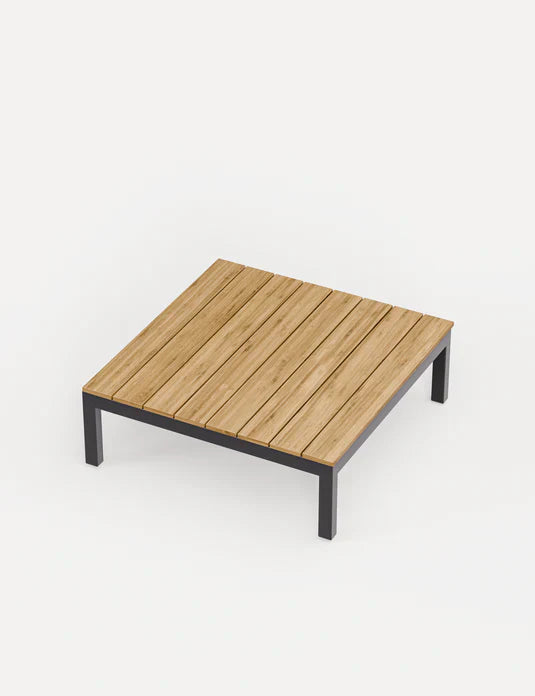 Royal Craft - Aspen Teak 5 Seater Modular Mini Corner Lounging Set with Coffee Table