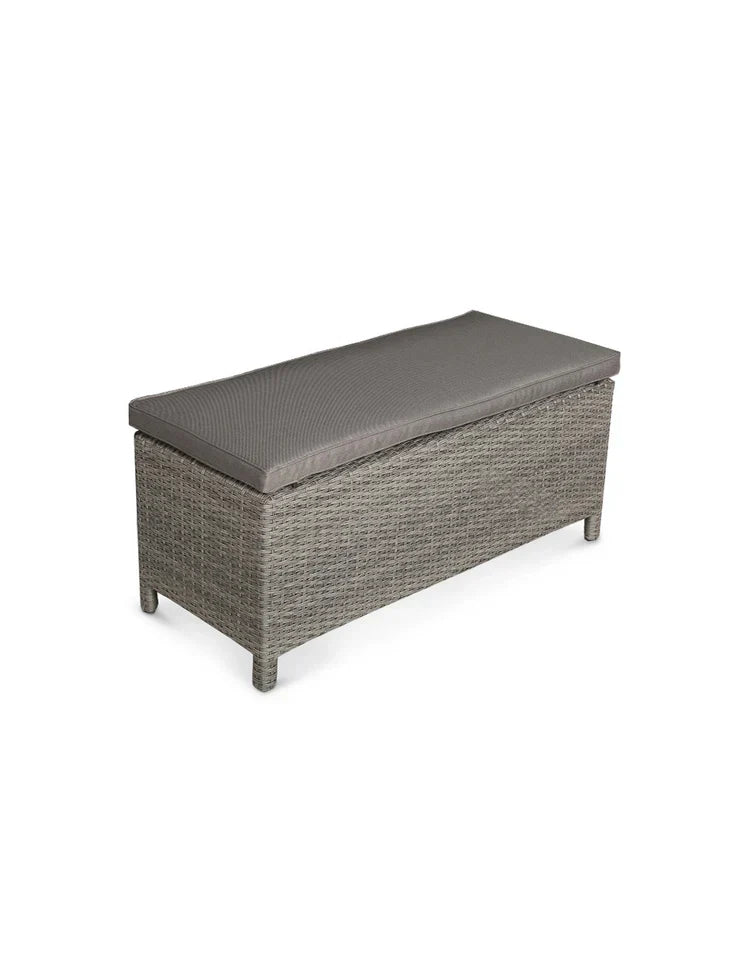 Royal Craft - Paris 8 Seater Deluxe Modular Corner Dining & Lounging Set with Rectangular Fire Pit Table