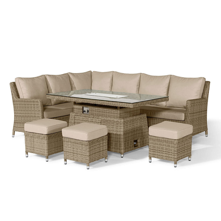 Homeflair - Winchester Corner Rattan Dining Set