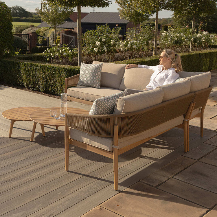 Maze Living - Porto Rope Weave Corner Sofa Set