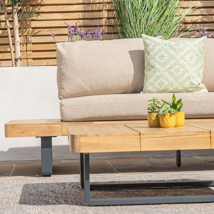 Maze Living -Roma Rope Weave Corner Dining Set