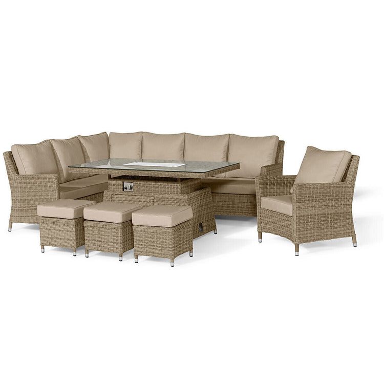Homeflair - Winchester Corner Rattan Dining Set