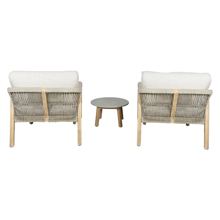 Homeflair - Martinique Rope Weave Double Sunlounger Set