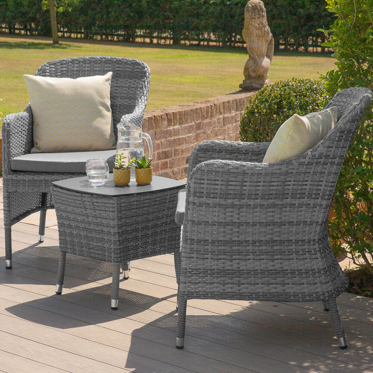 Homeflair - Santorini Rattan Bistro Set