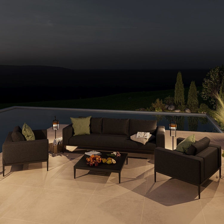 Homeflair - Outdoor Fabric Eve 3 Seat Sofa Set