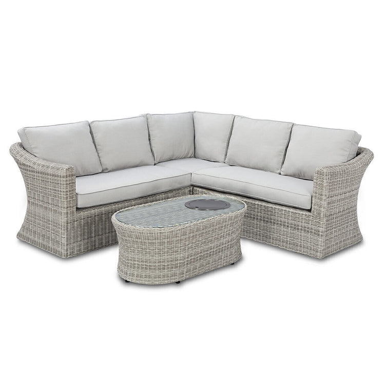 Homeflair - Oxford Small Rattan Corner Group