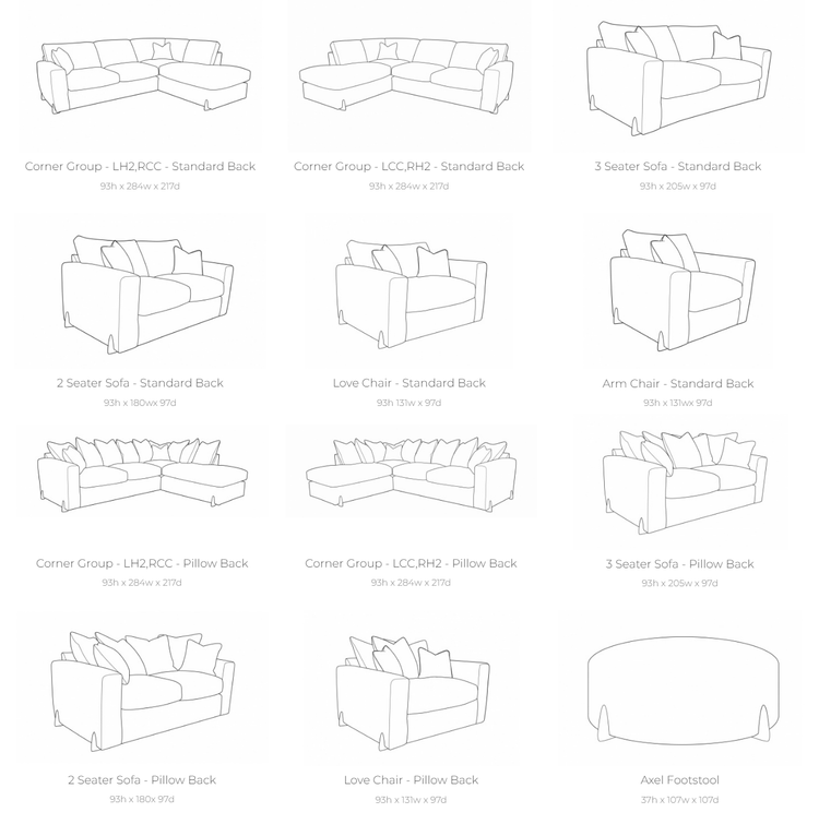 Abel Fabric Sofa Collection | Buoyant Upholstery