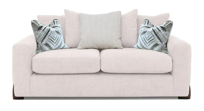 Axel Fabric Sofa & Chaise Collection with Feather Pillows