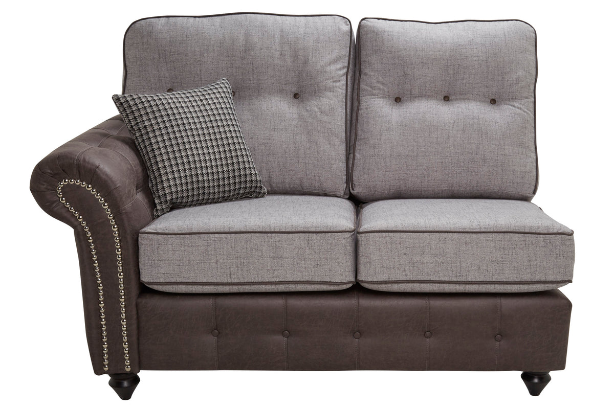 Barcelona Studded Fabric Sofa & Corner Collection