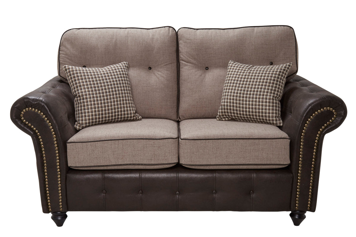 Barcelona Studded Fabric Sofa & Corner Collection