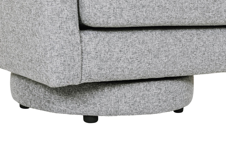 Spencer Grey Fabric Swivel Accent Chair | VIDA Living