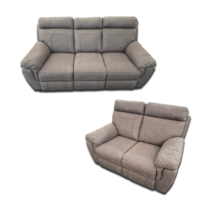 Ex-Display Baxter Fabric 3 + 2 Seater Static Sofas