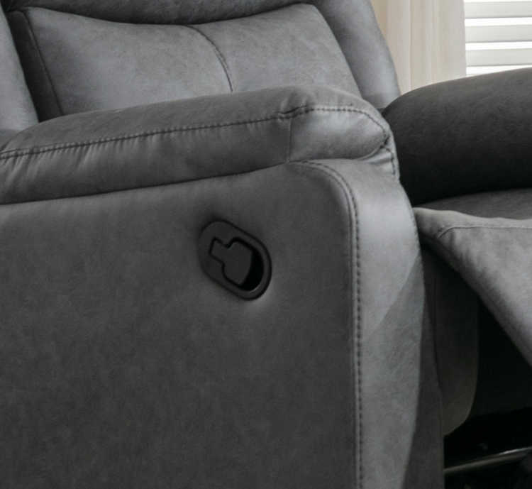Belair Fabric Manual Recliner Sofa Collection | Exclusive