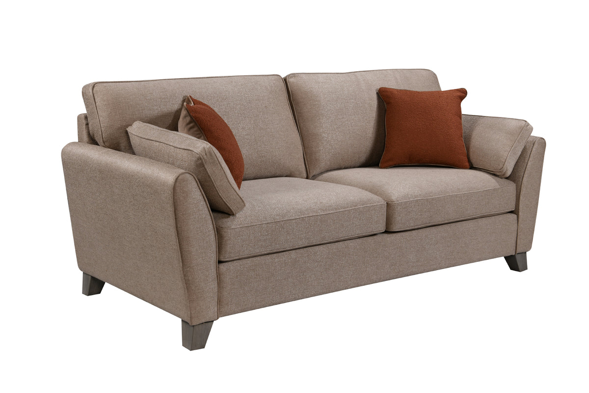 Cantrell Linen Look Fabric Sofa Collection with Sofa Bed