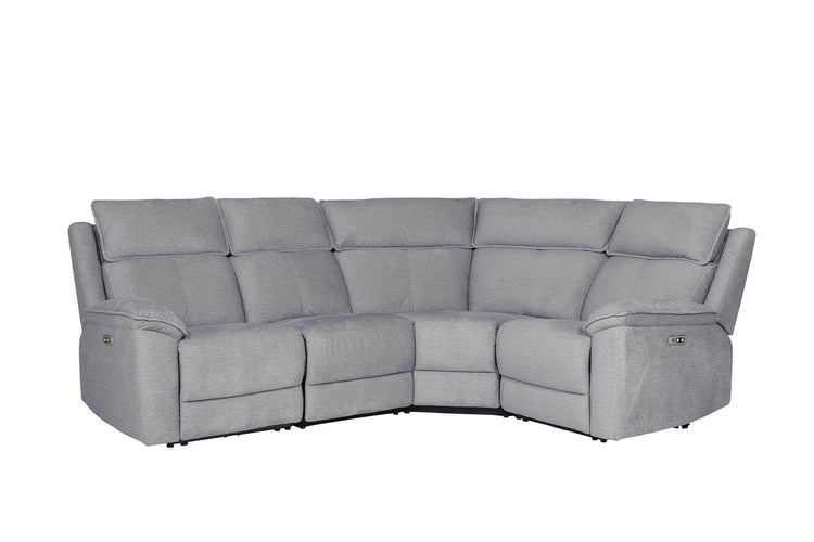 Blaine Fabric Electric Recliner Corner Sofa | VIDA Living