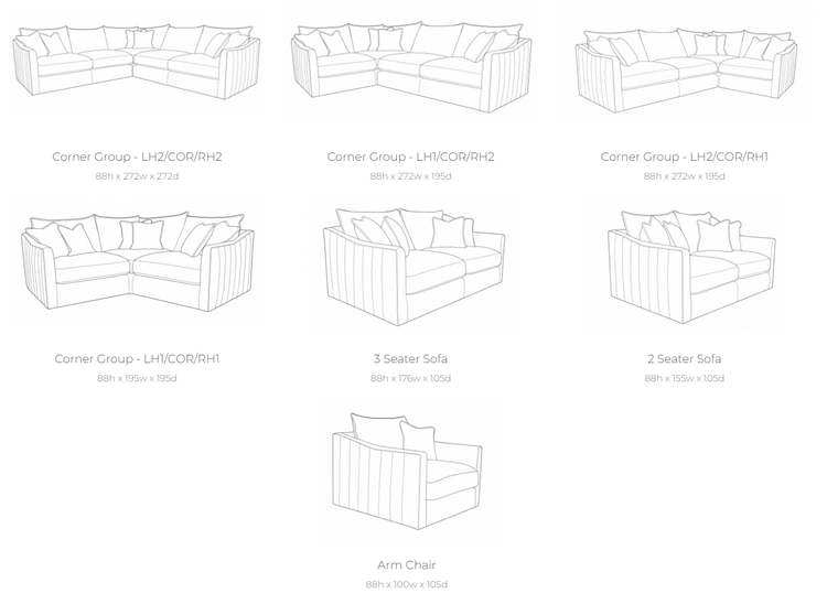 Blaise Fabric Sofa Collection | Buoyant Upholstery