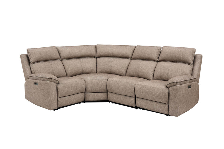 Blaine Fabric Electric Recliner Corner Sofa | VIDA Living