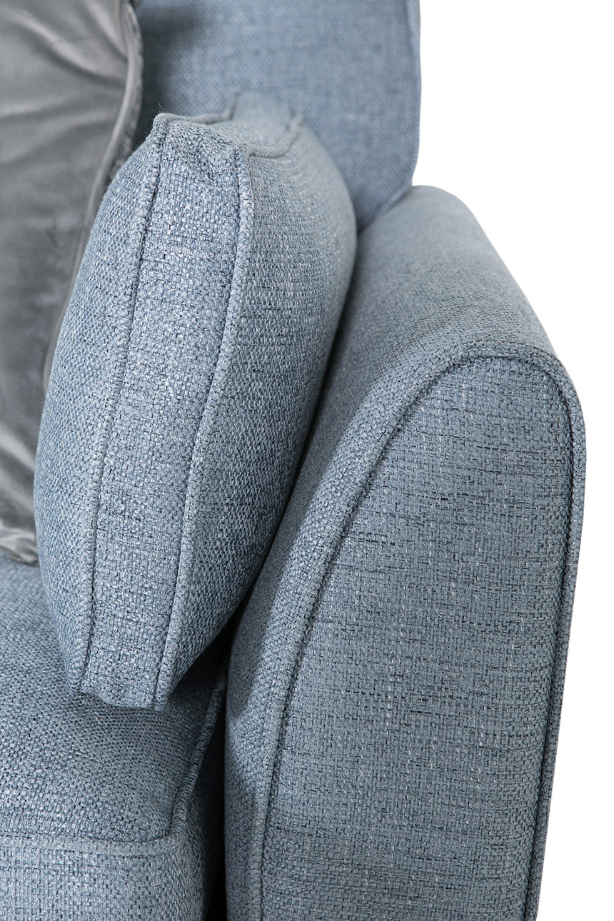 Cantrell 2 Seater Fabric Sofa Bed with Foam Mattress