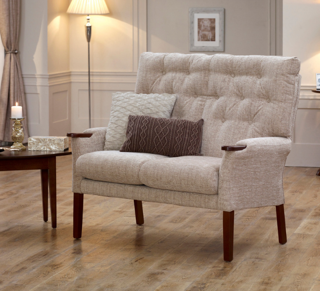Fabric Bridgwater High Back Chair | Shackletons