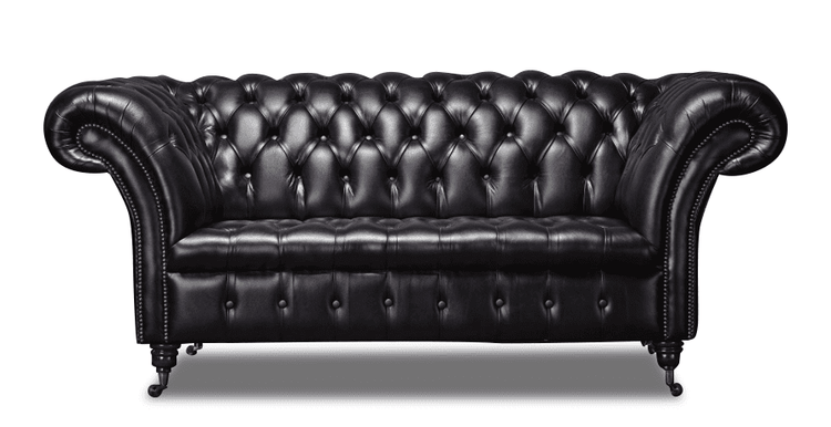 Collingwood Leather 2 Seater Chesterfield Sofa | Homeflair | Arnie